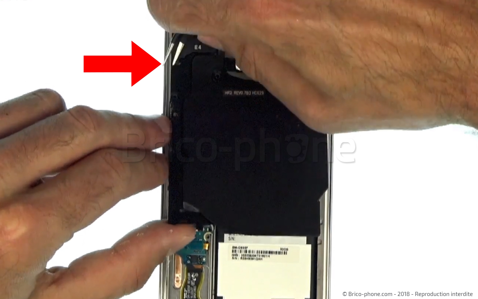 Changement de batterie sur Galaxy S7 Edge photo 3